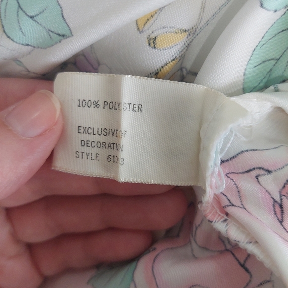 Christian Dior Vintage Lounge Wear nightgown Medium tie neck floor length - Picture 3 of 15